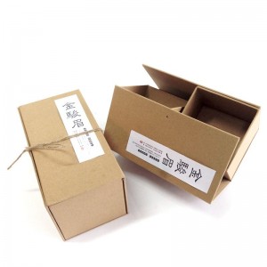 Op maat gemaakte stijve kraftpapier-doos voor verpakking van theezakjes